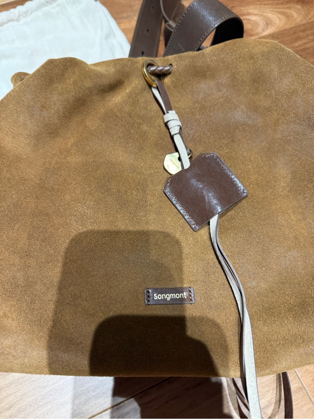 Songmont Gather Bag - ochre suede